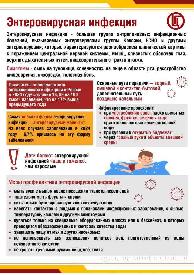 Профилактика энтеровирусной инфекции