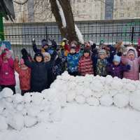 День снега в детском саду